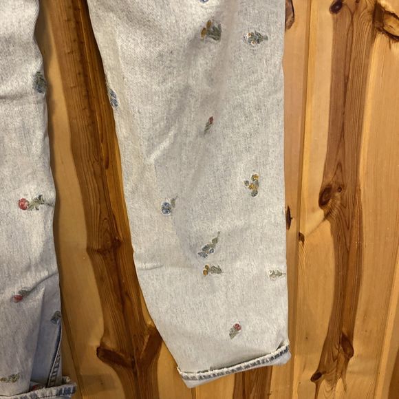 DRIFTWOOD High Rise Jeans with Floral Embroidery - Picture 8 of 14